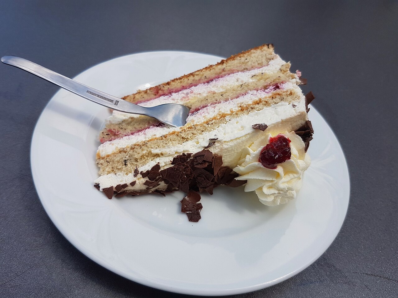 Buchweizentorte (Lüneburg Heath Buckwheat Cake with Lingonberries and Cream)