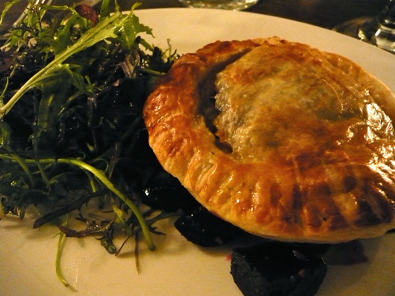 Pigeon Pie with Beetroot