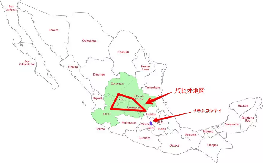 日本人と親しみのあるメキシコ、バヒオ地区 | メキシコの求人・転職