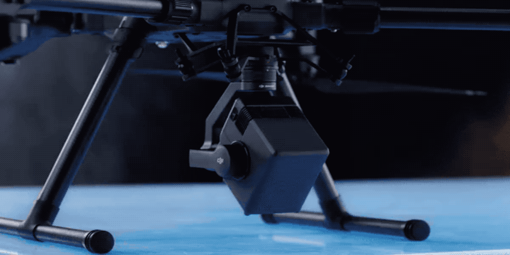 Drone en relevamiento topográfico