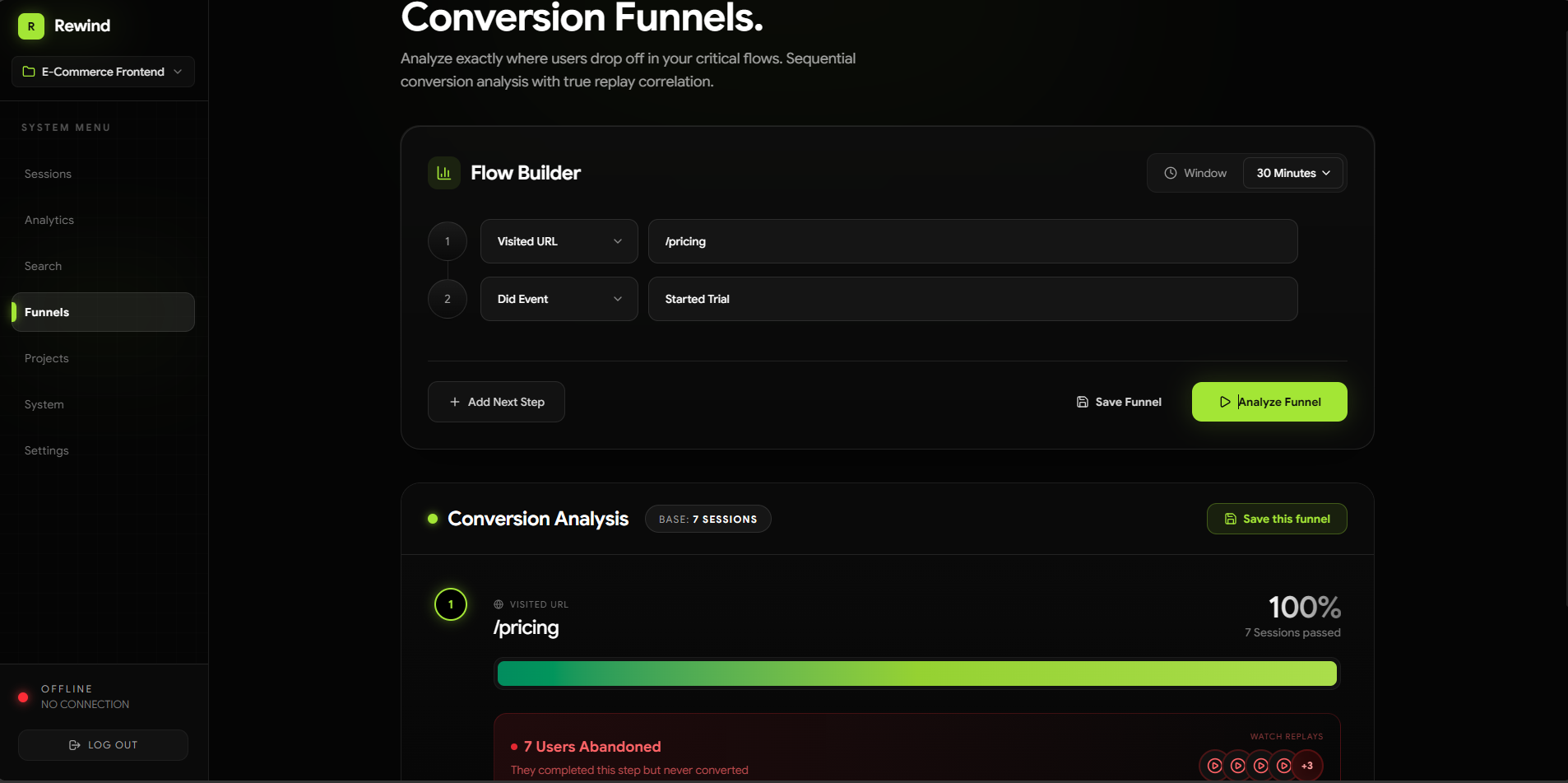 Conversion Funnels
