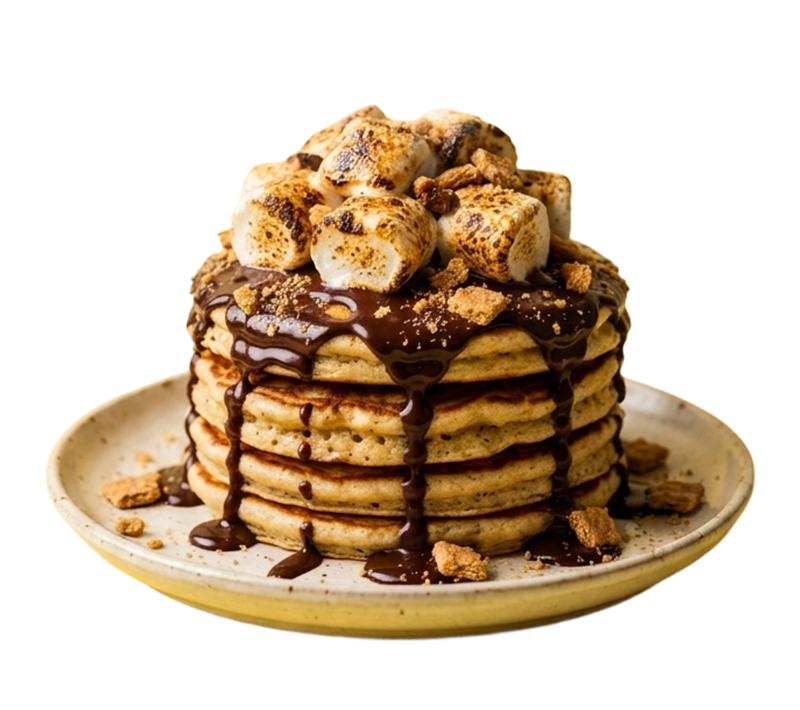 S'mores Soirée pancakes