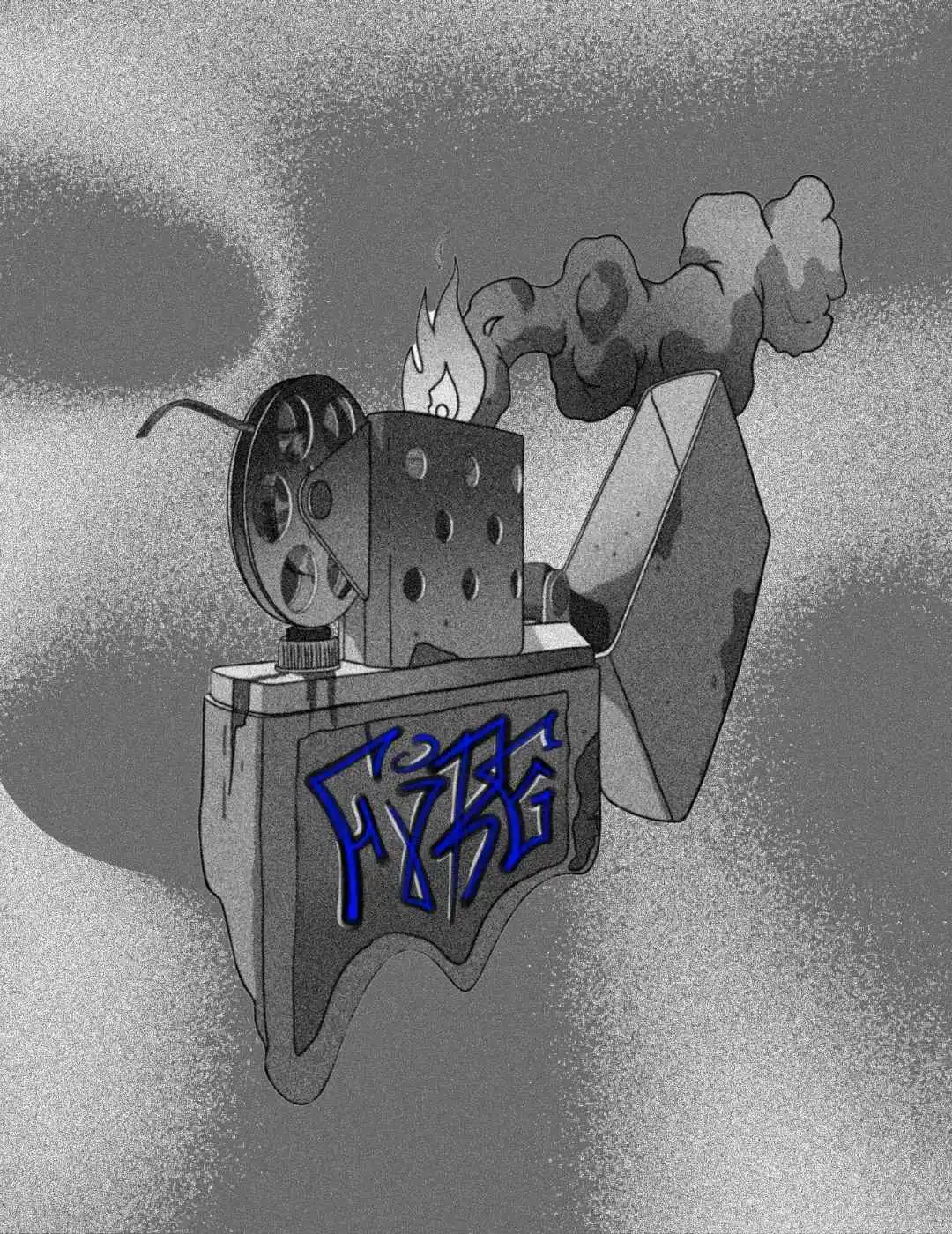 nazlo sticker – projector_smoke