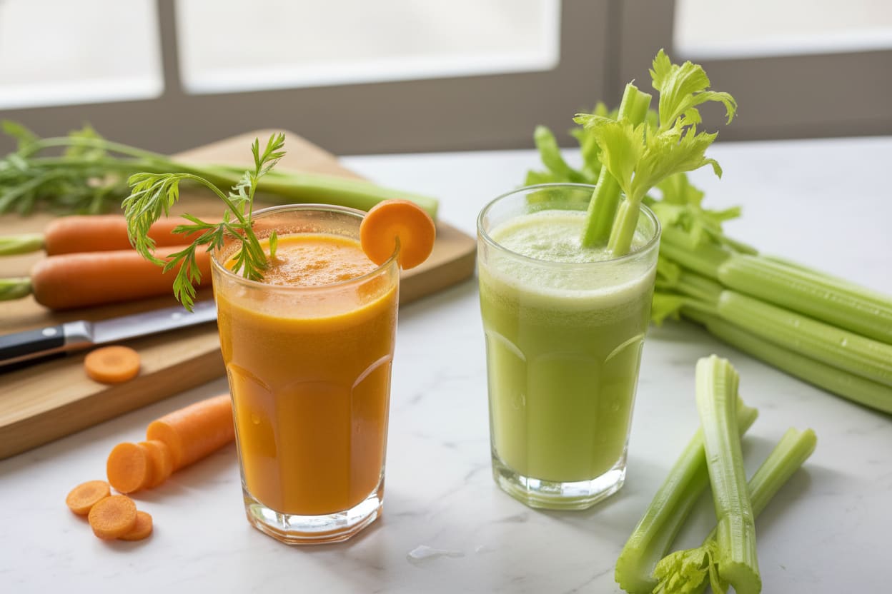 carrot and celery juice