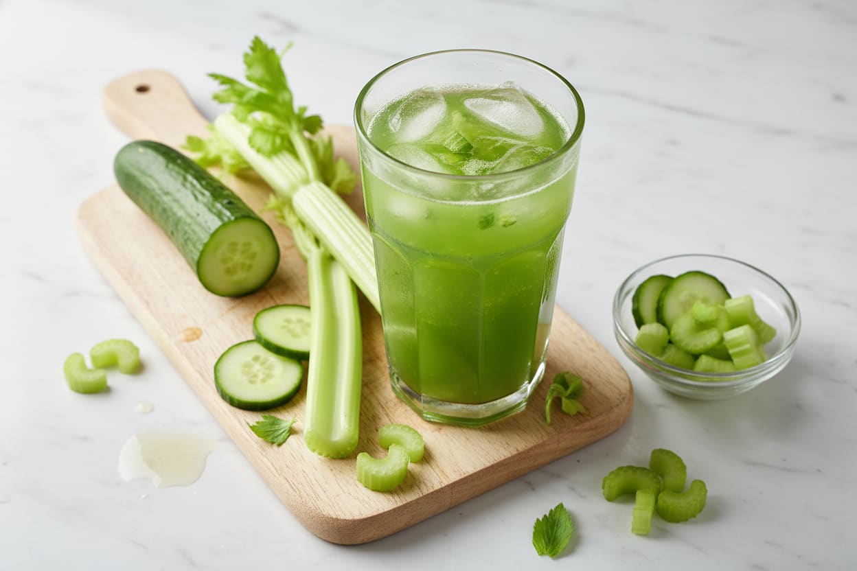 cucumber celery juice