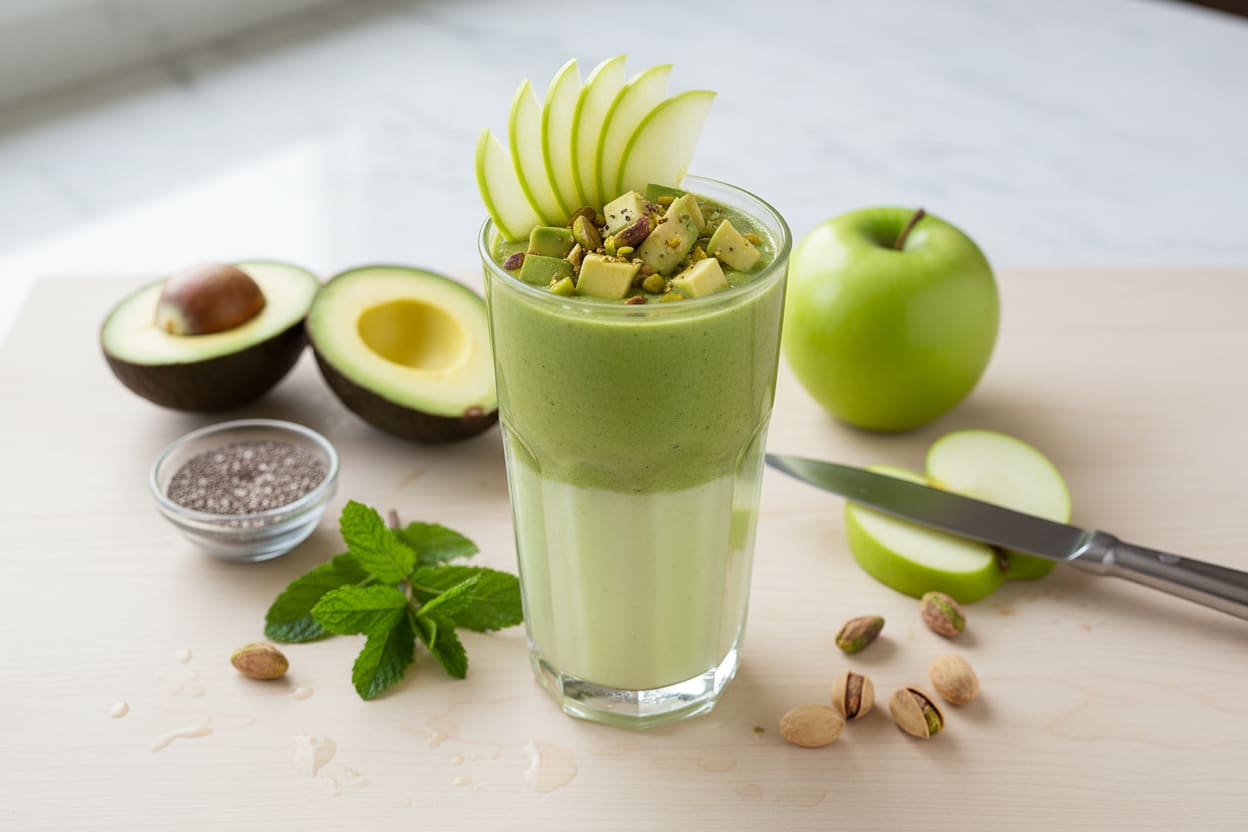 avocado apple smoothie