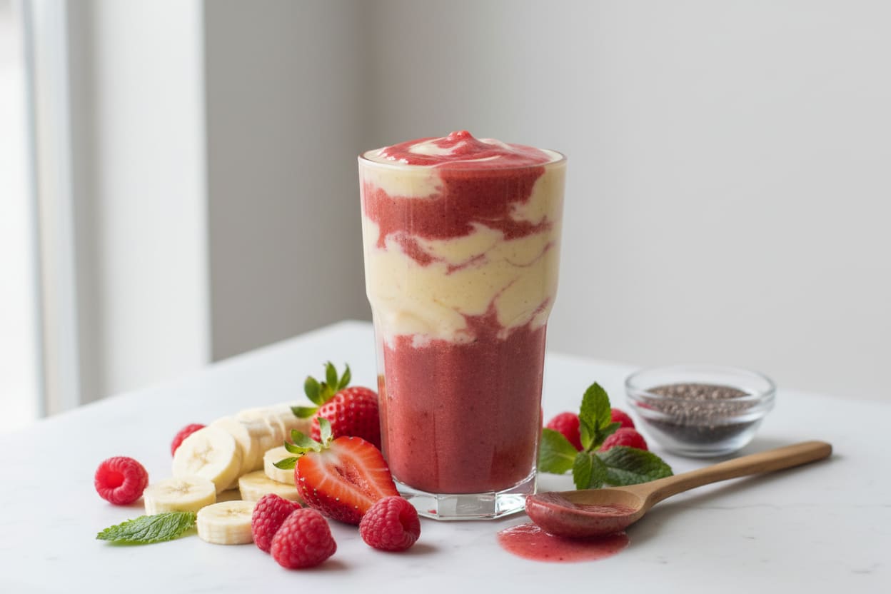strawberry banana smoothie recipe