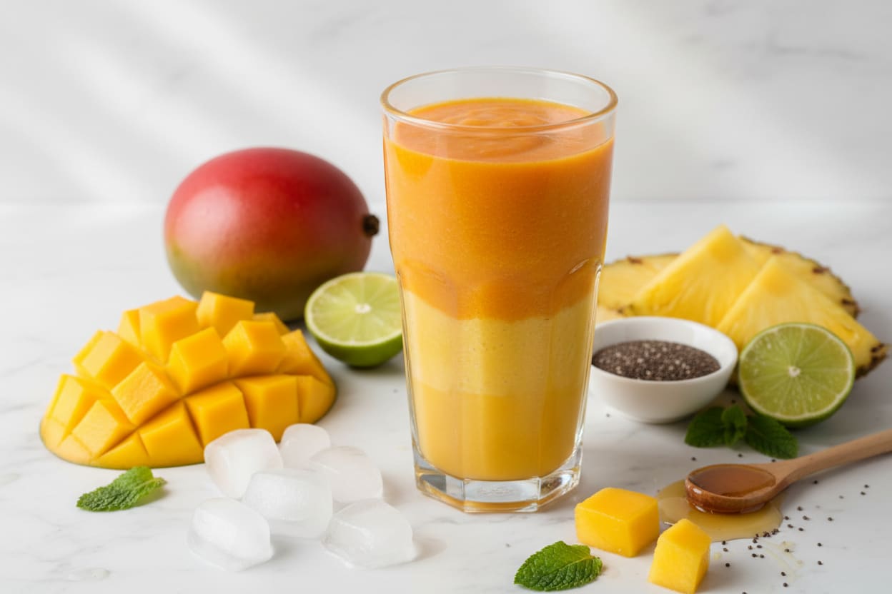 mango pineapple smoothie recipe