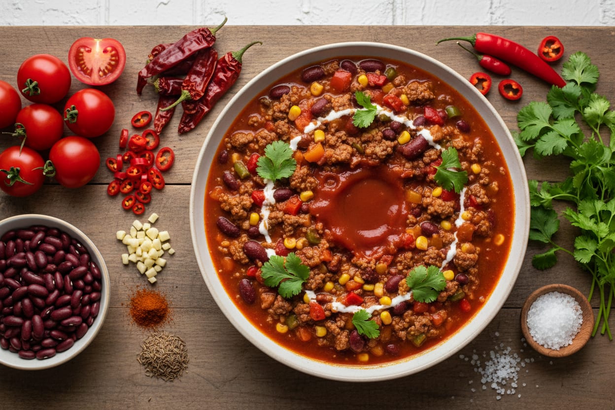 chili recipe with tomato juice