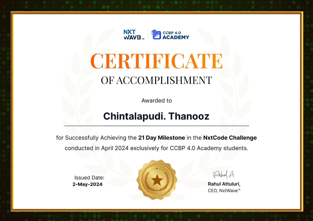 Certificate 2 preview