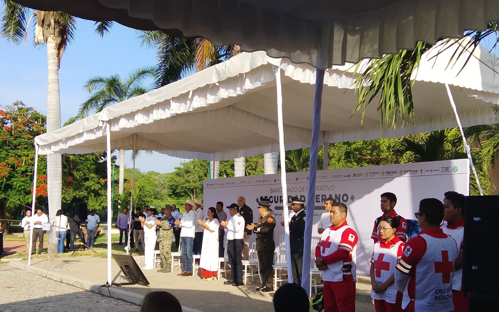 BANDERAZO DE OPERATIVO SEGURIDAD VERANO