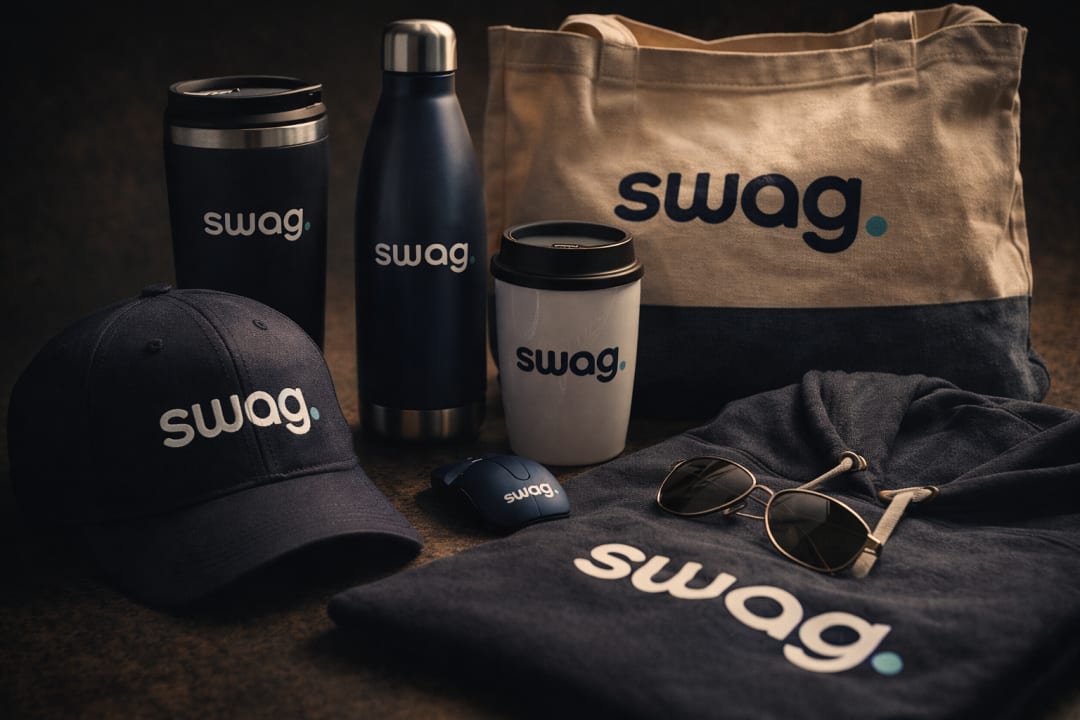 Productos SWAG personalizados con logo