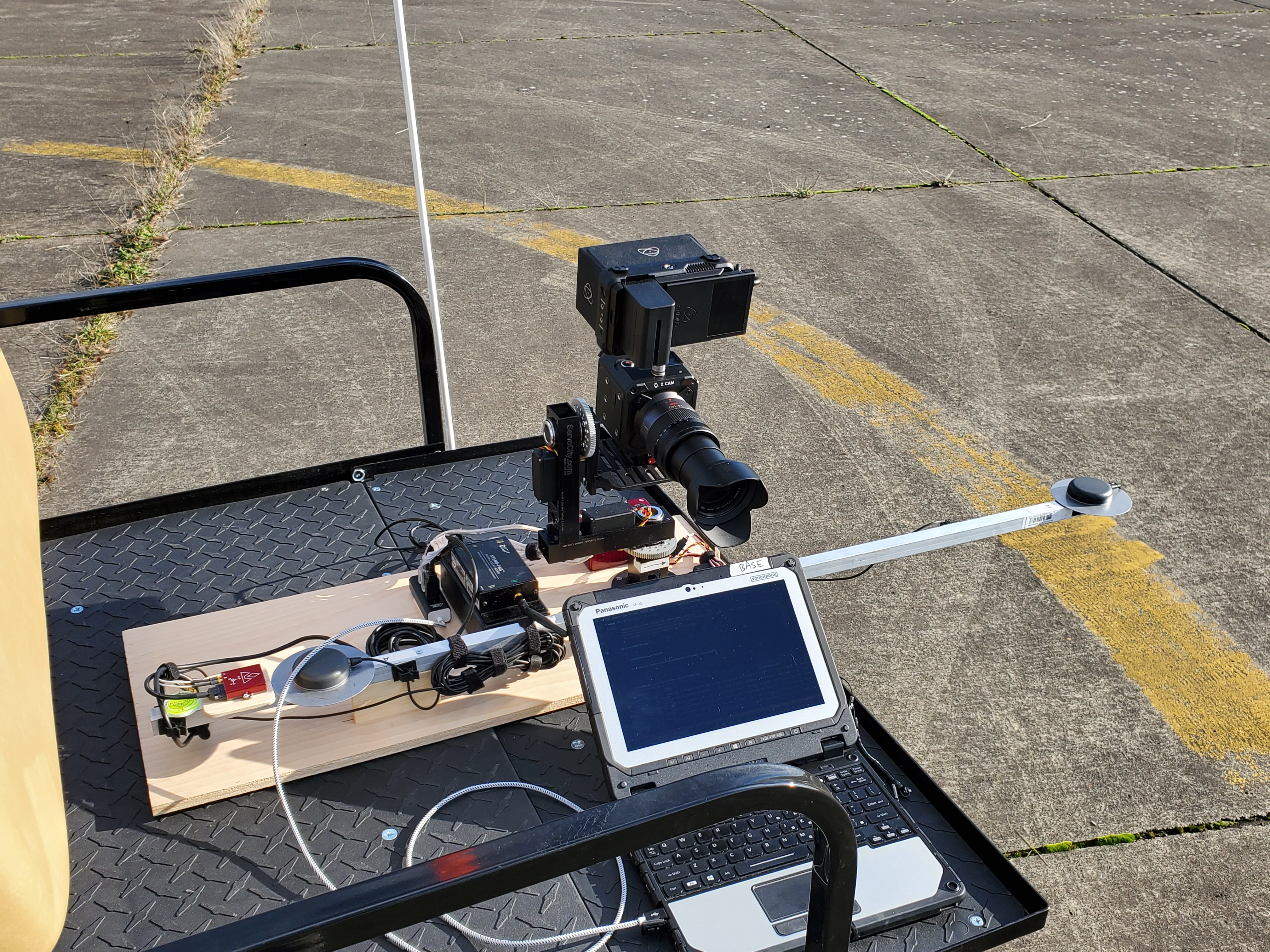 Camera and gimbal assembly