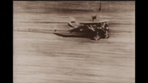 Hall Bulldog taking off at the 1932 Thompson Trophy Race in Cleveland