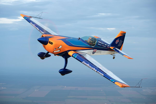 Air to Air shot over Tennessee, taken during an air show in Memphis.