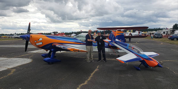 At the Arlington fly-in with Tim Hanstine