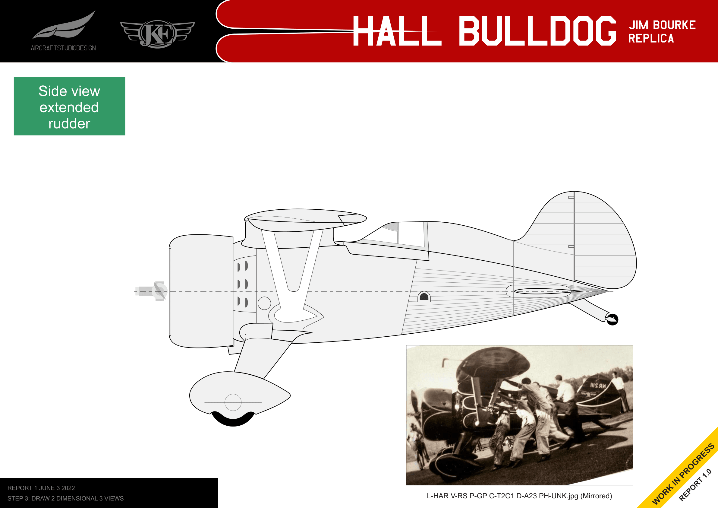Extended rudder configuration