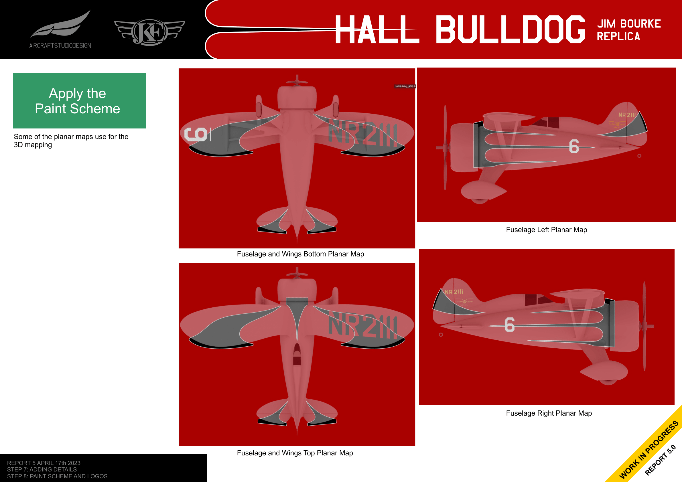 Planar maps with paint scheme