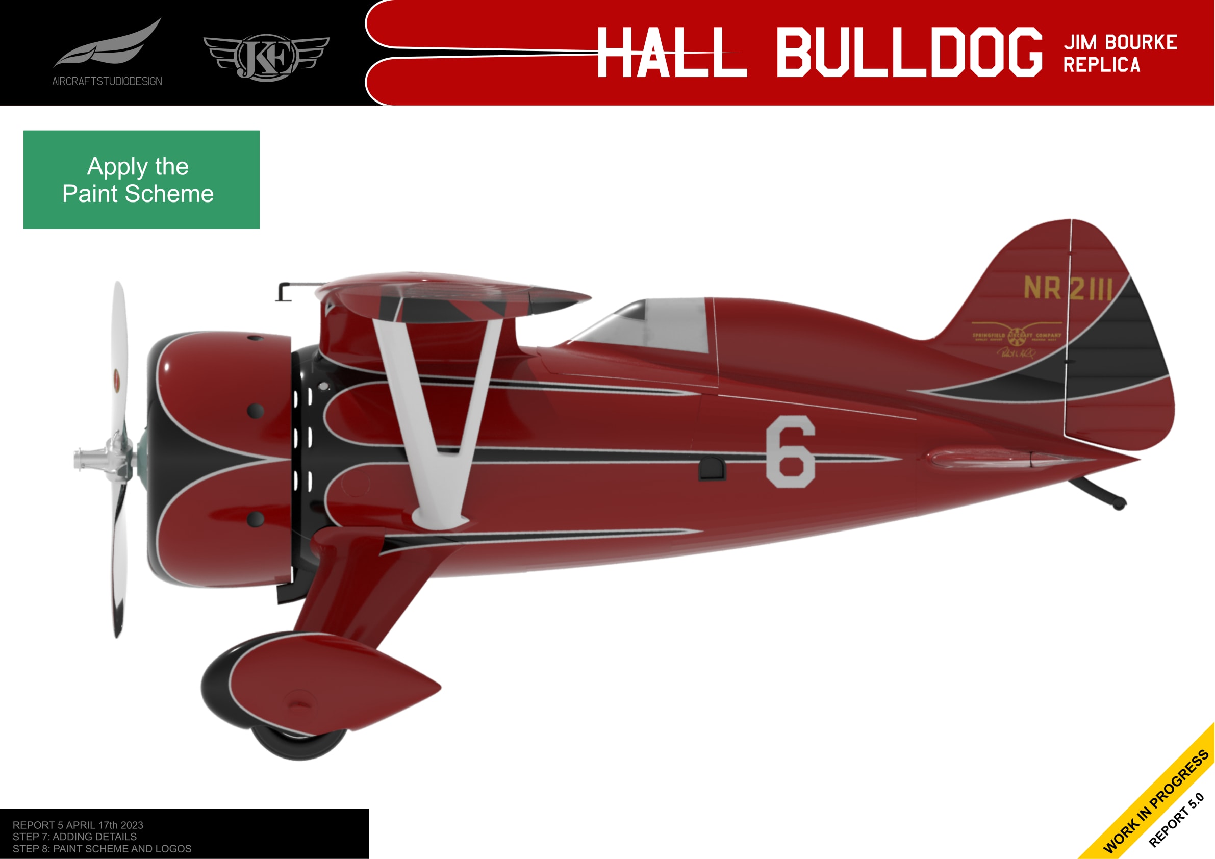 Top view with paint scheme