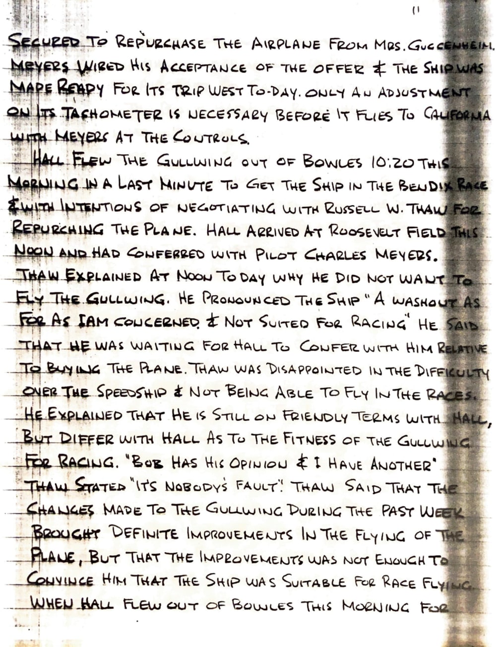 Premo Galletti notes page 11 - August 27, 1932