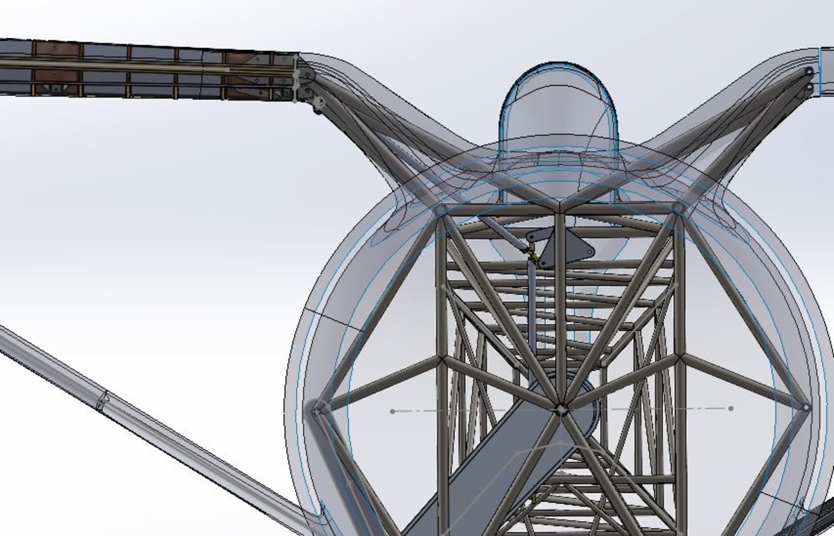 Hall Bulldog lower wing attach point