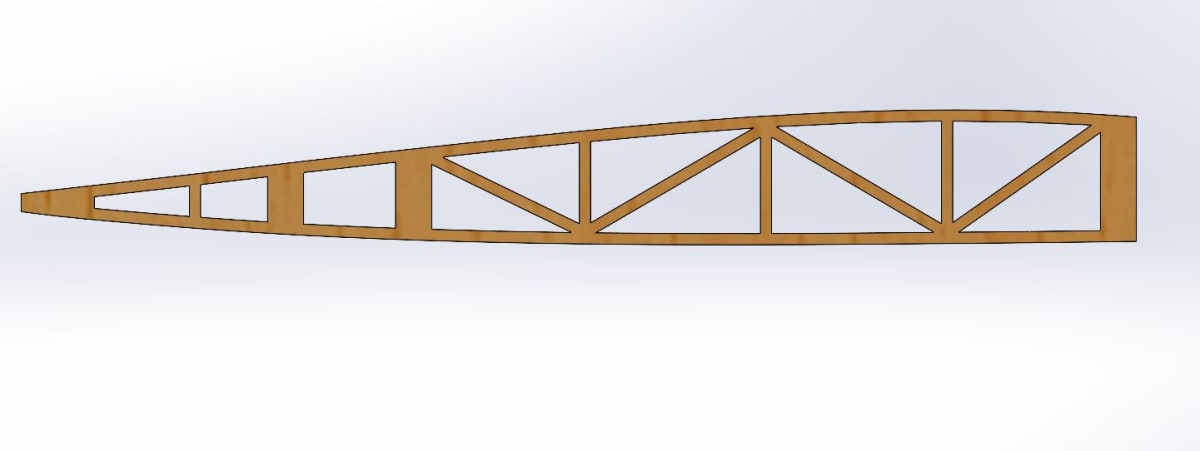 Hall Bulldog wing tip CAD