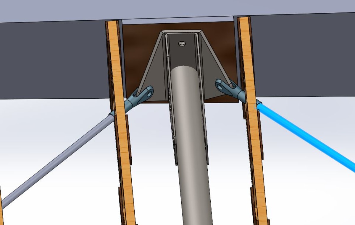 Hall Bulldog compression member and drag wire