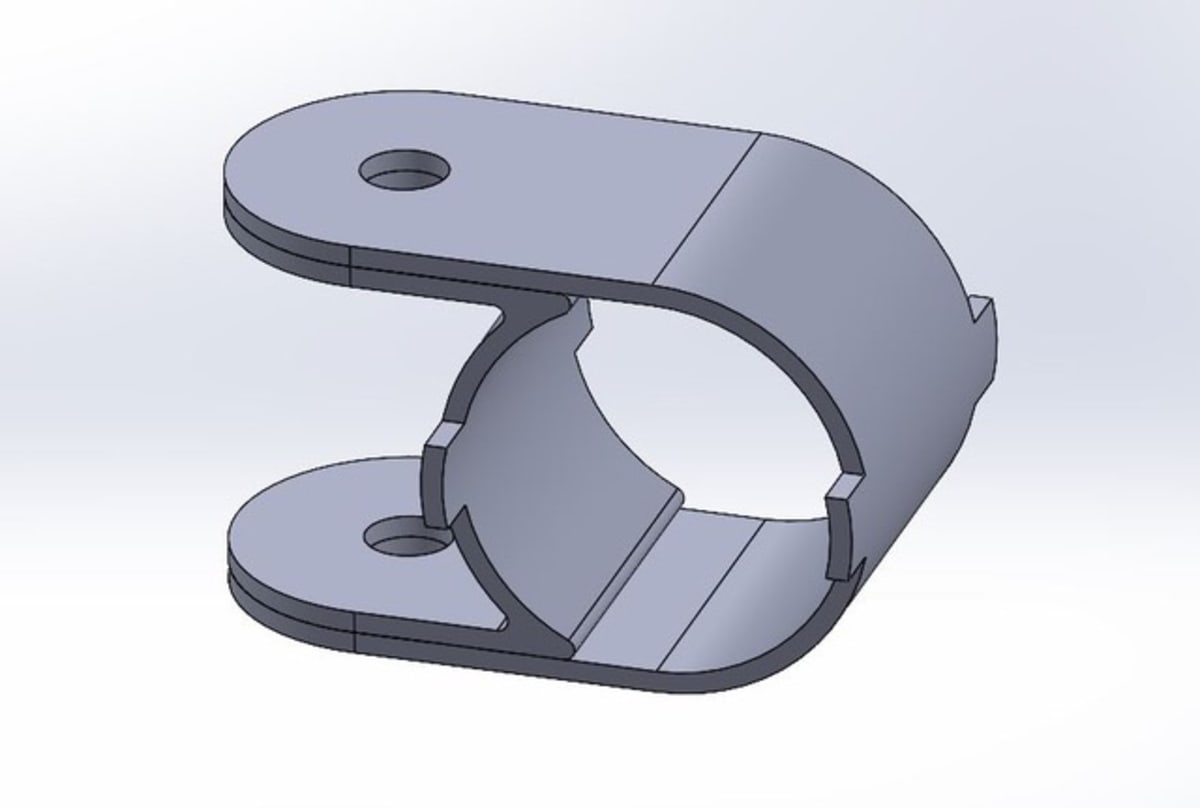 Hall Bulldog hinge forward strap