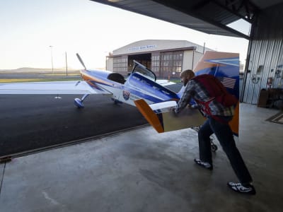 Getting ready for another flight out of my hangar in Corvallis, Oregon.