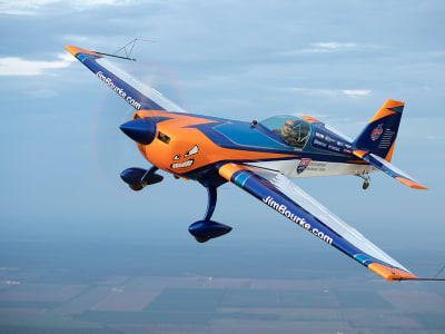 Air to Air shot over Tennessee, taken during an air show in Memphis.
