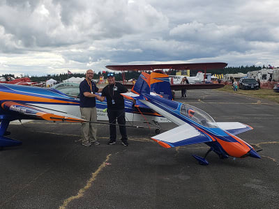 At the Arlington fly-in with Tim Hanstine