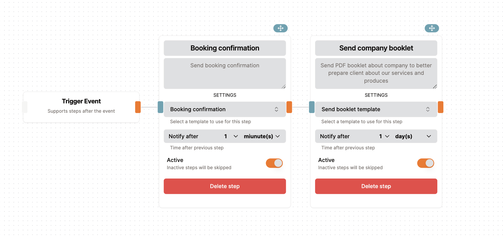CalWise Email Sequence Builder