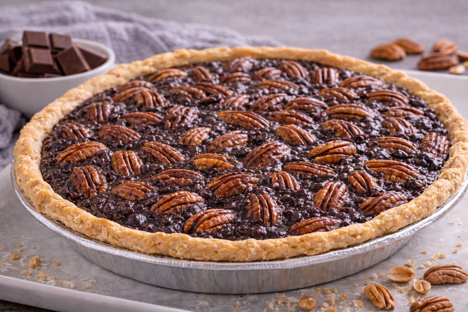 Chocolate Pecan Pie