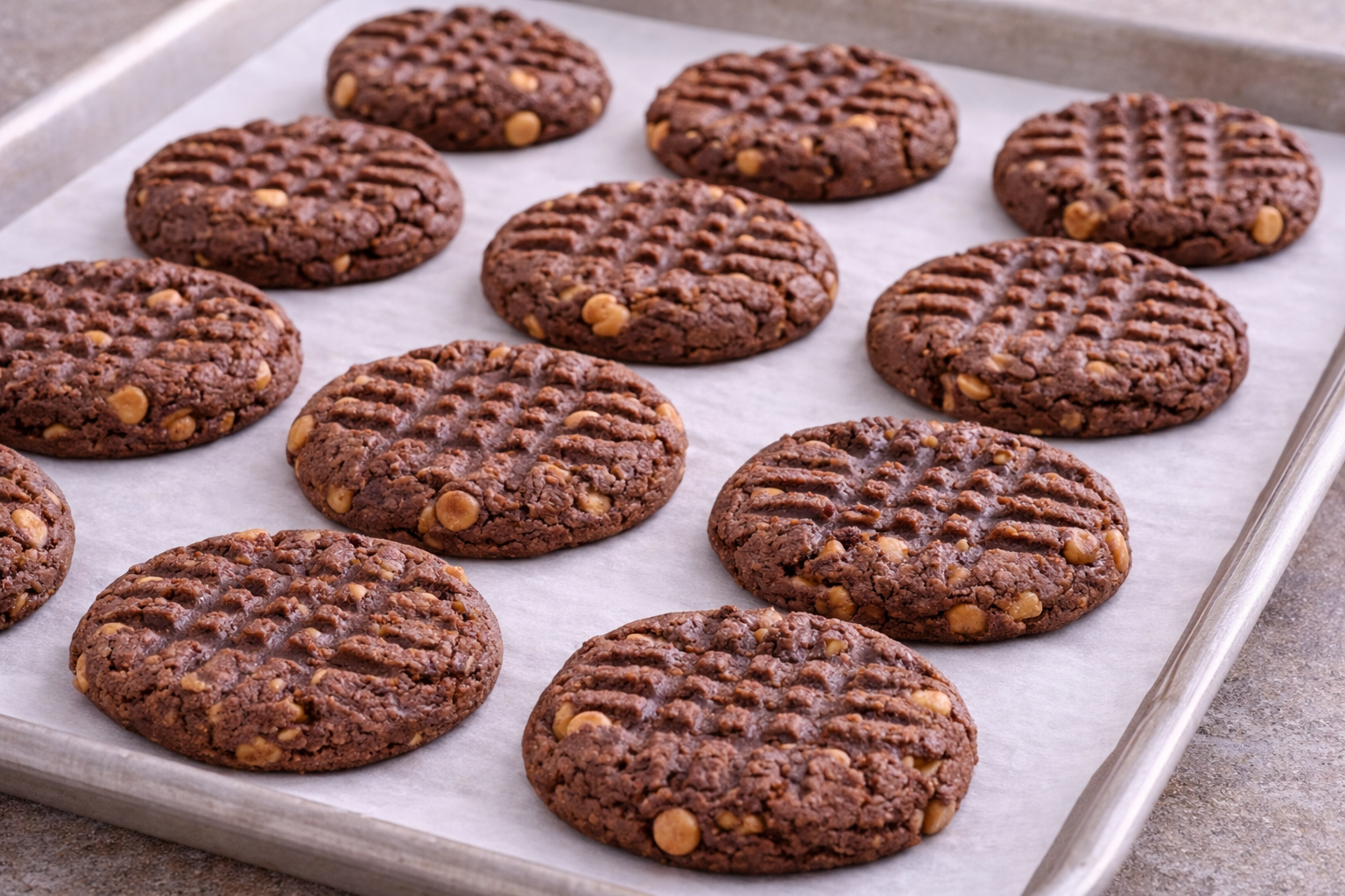 Peanut Butter Chocolate Cookies