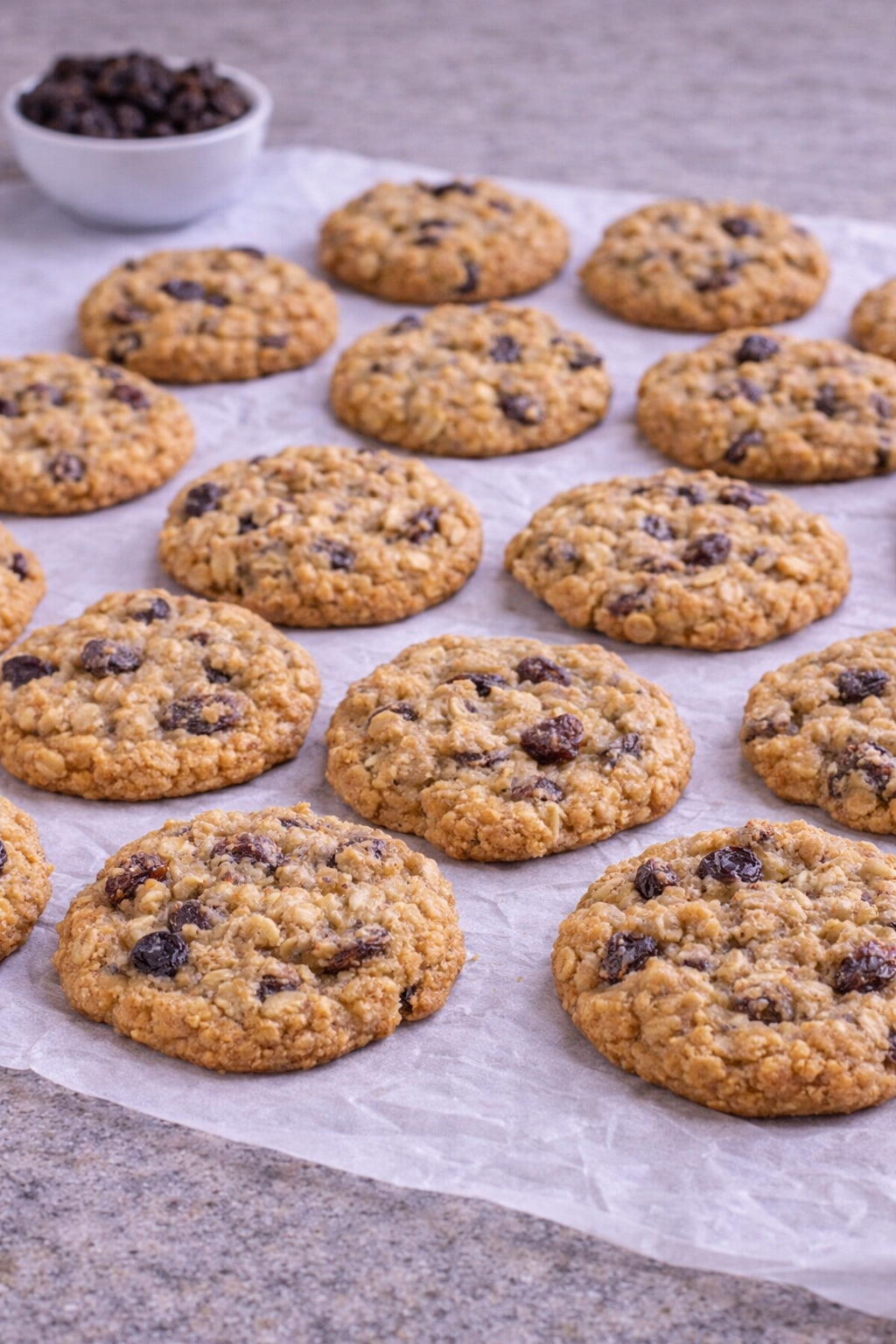 Vanishing Oatmeal Raisin Cookies