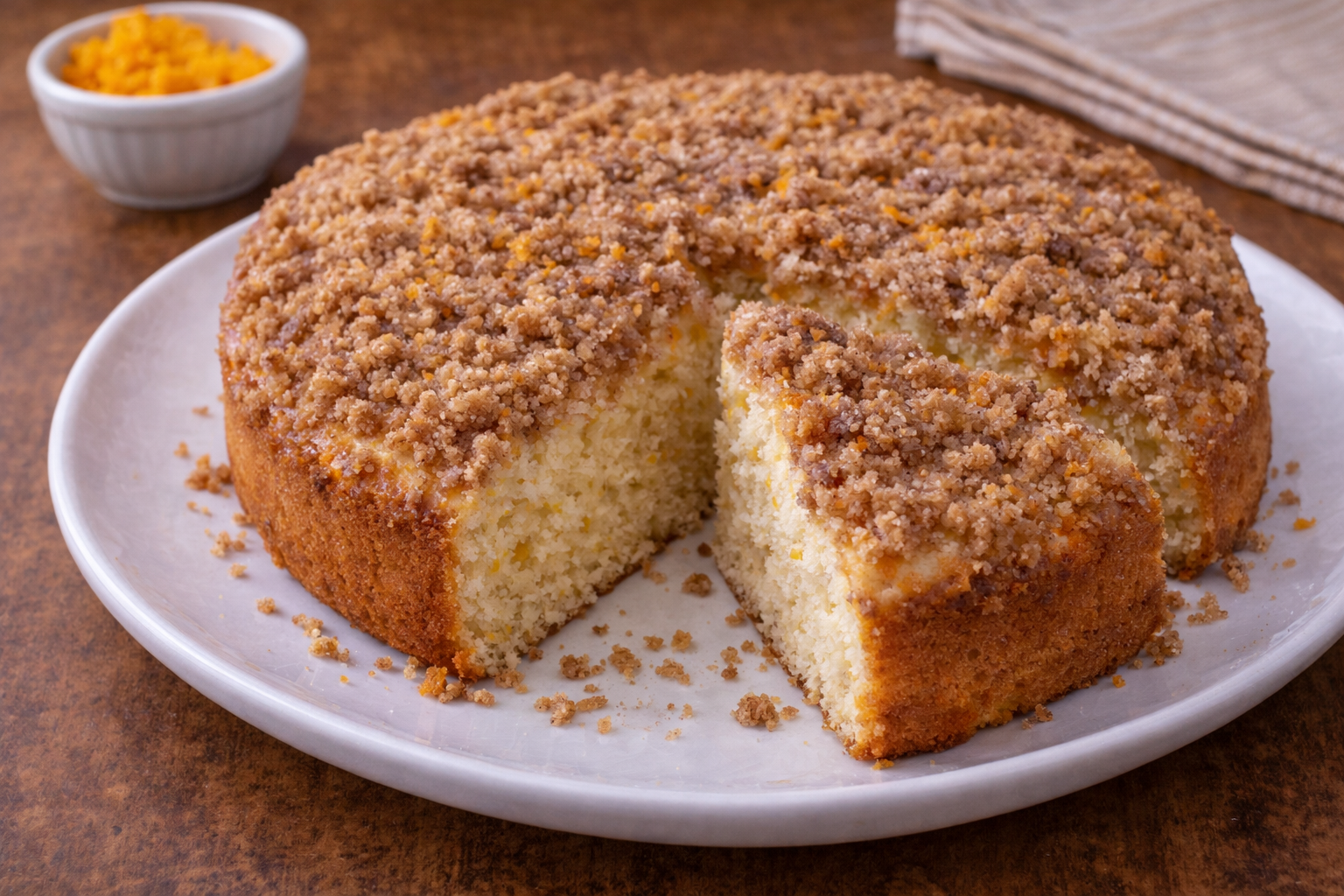 Hot Orange Coffee Cake