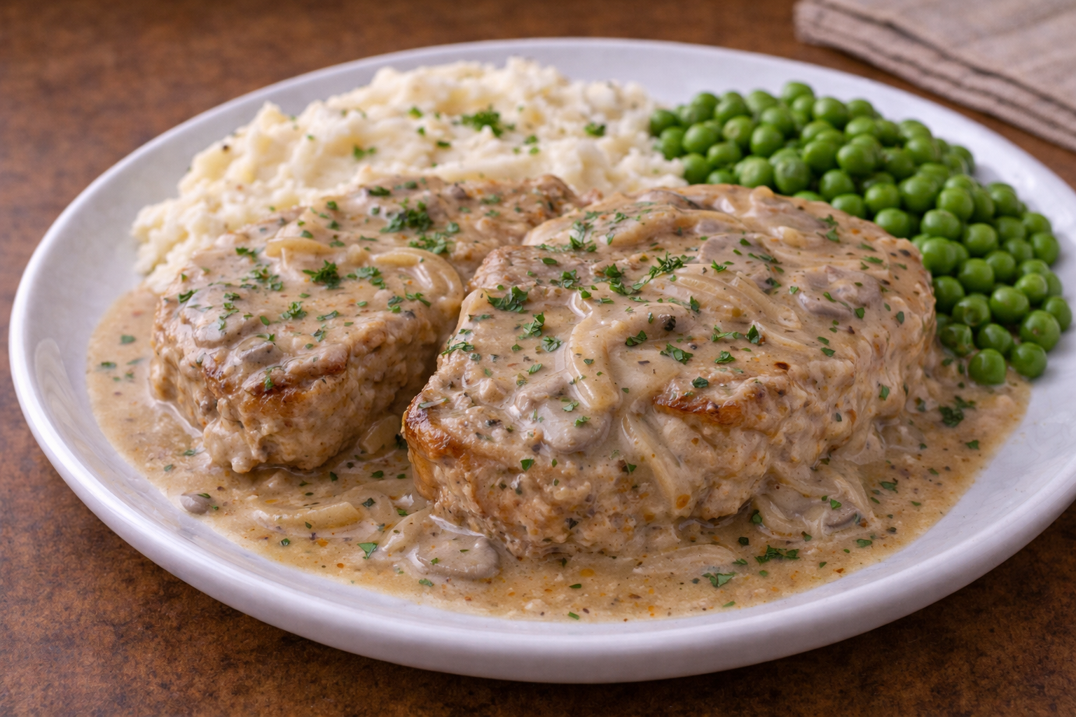 Pork Chops and Gravy