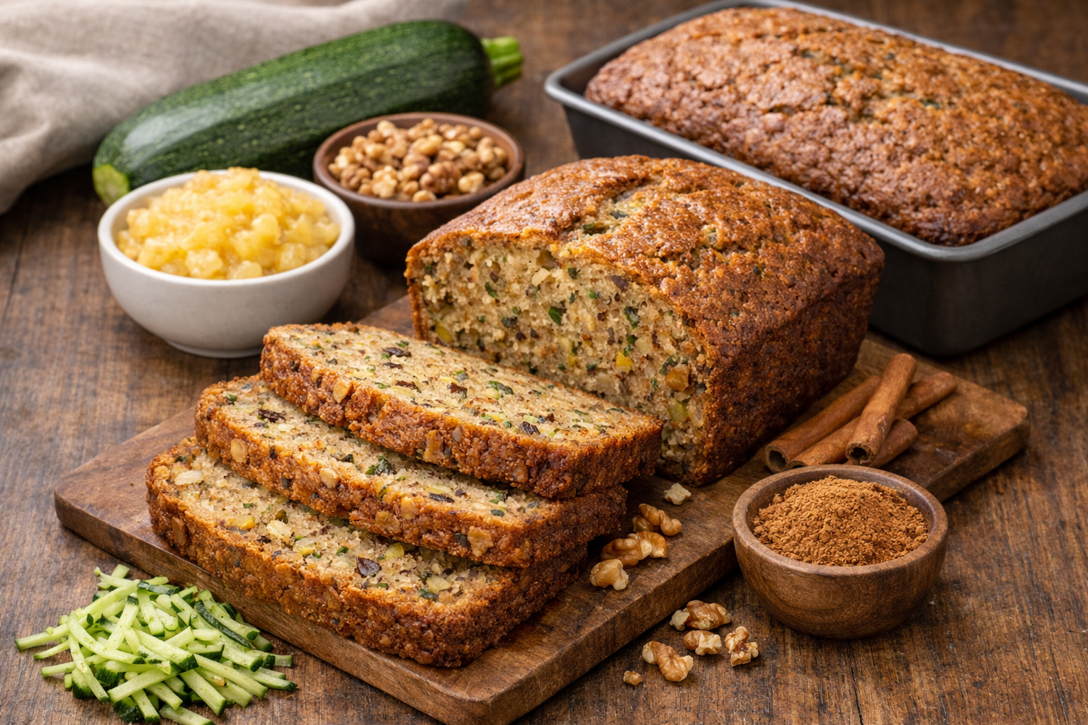 Succulent Zucchini Bread