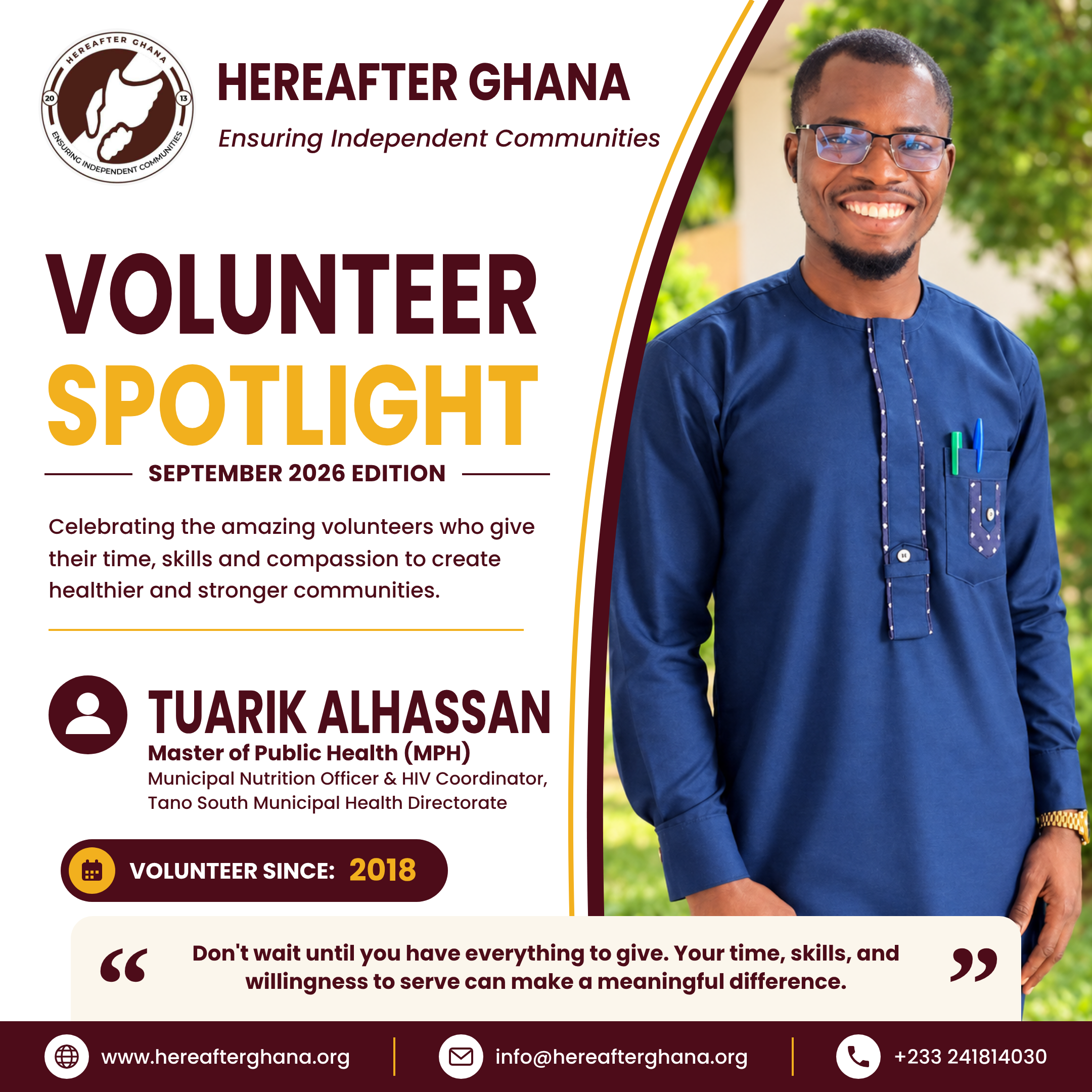 Hereafter_Ghana_Volunteer_Spotlight_September_2026_Tuarik_Alhassan.png