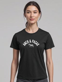 Anch & Pasax Unisex “Zebra Elegance” Graphic T‑Shirt - view 8