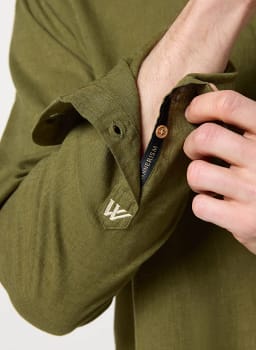 Mannerism Men's Forest Canopy Comfort Fit Lyocell Shirt - view 7