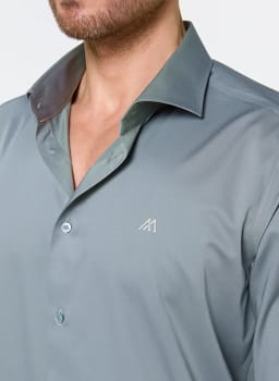 Mannerism Men's Misty Bamboo Slim Fit Formal Shirt - view 3