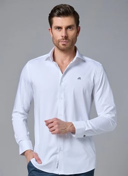 Mannerism Men's Silky Bamboo Slim Fit Formal Shirt - view 2