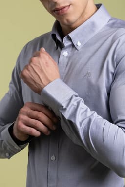 Mannerism Men's Urban Essential Slim Fit Oxford Shirt - view 5