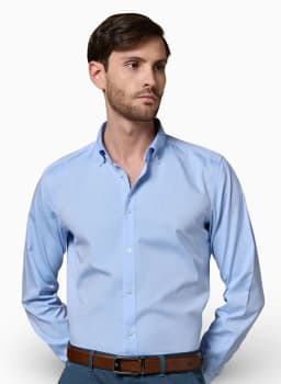 Mannerism Men's Office Ready Slim Fit Oxford Shirt - view 1
