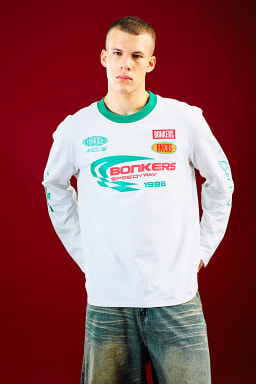 Bonkers Men Speedway Long Sleeve T-shirt - view 1