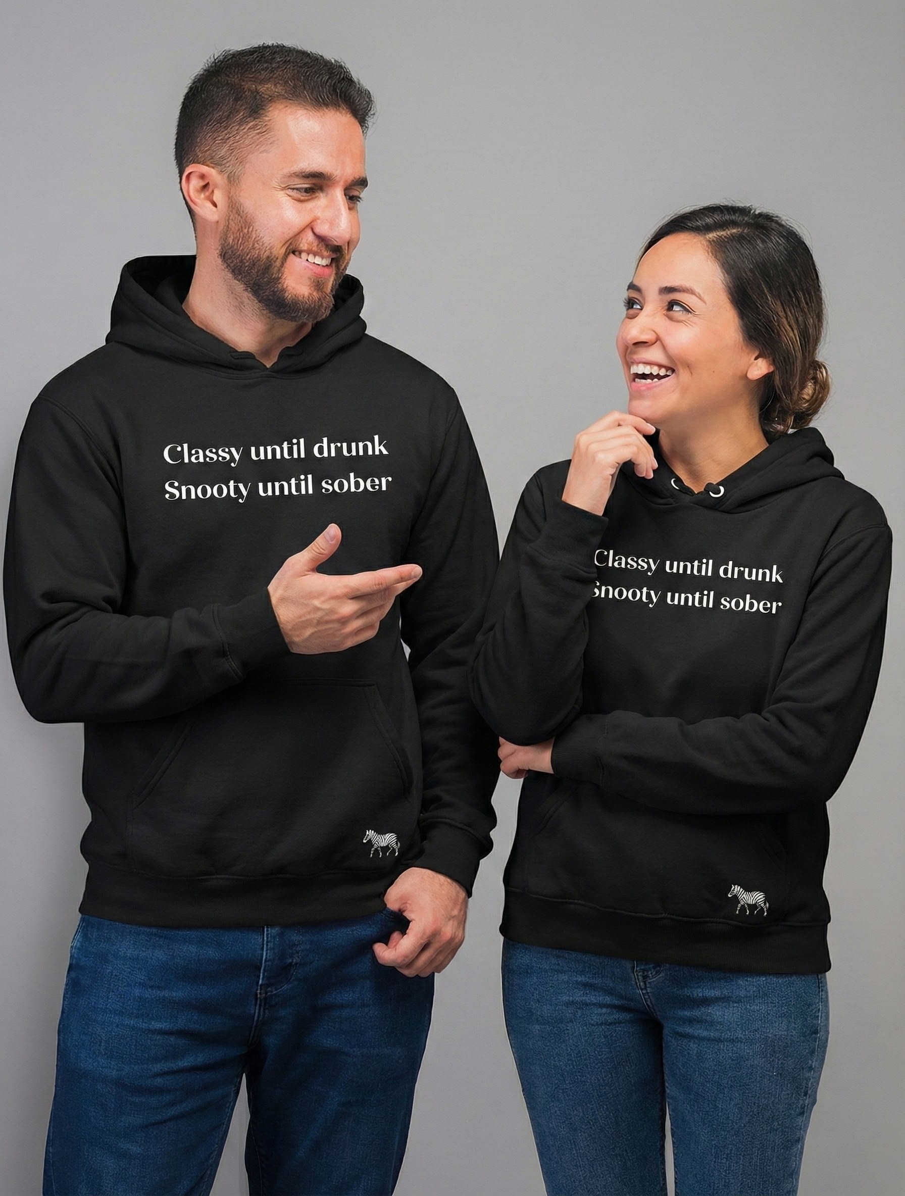 Anch & Pasax Unisex “Dutch Courage Hilarious Drunk Quote” Hoodie