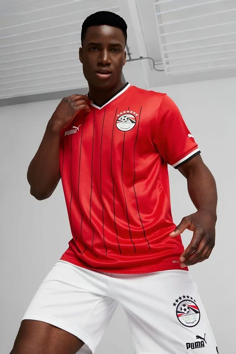 PUMA Men Egypt Home Football Jersey - Red