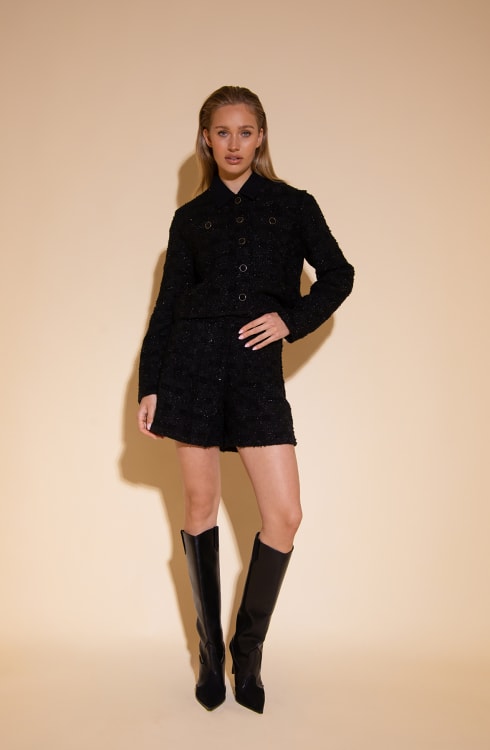 Amaya Women Daisy Jacket Black