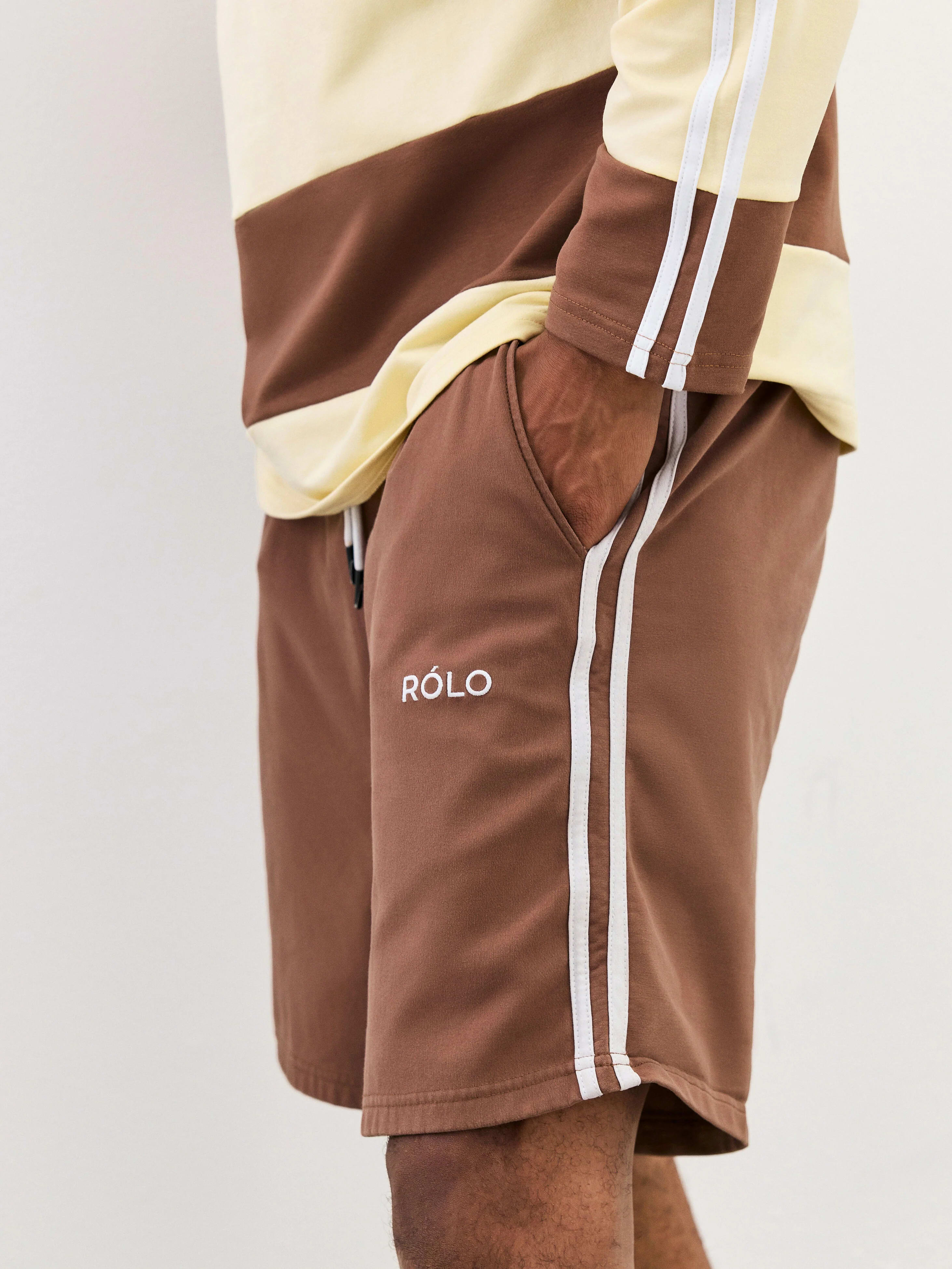 ROLO Unisex Relaxed Fit Shorts - Brown